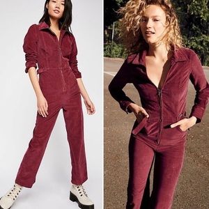 Free People Corduroy Take Me Out Jumpsuit